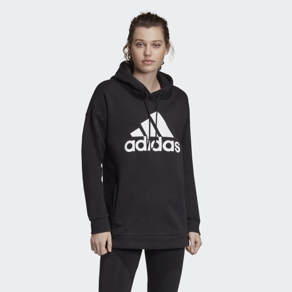 adidas Must Haves Badge of Sport Logo Hoodie - Black | adidas US | adidas (US)