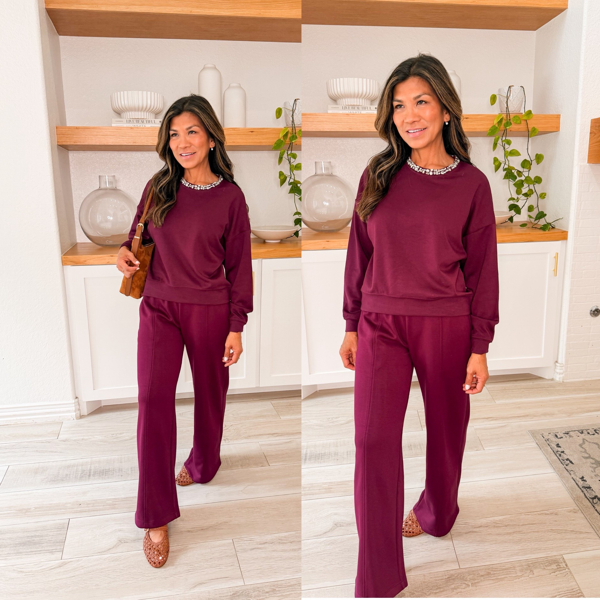 I’m 5’2” 118#ish for reference 
Top and bottoms in XS runs big, woven flats tts.

Fall outfits, fall fashion, jeans, fall pants, jackets, fall shoes, over 50 style, midlife fashion, petite fashion,midlife women, affordable fashion, fashion over40

#LTKootd #LTKOver40 #LTKPetite
