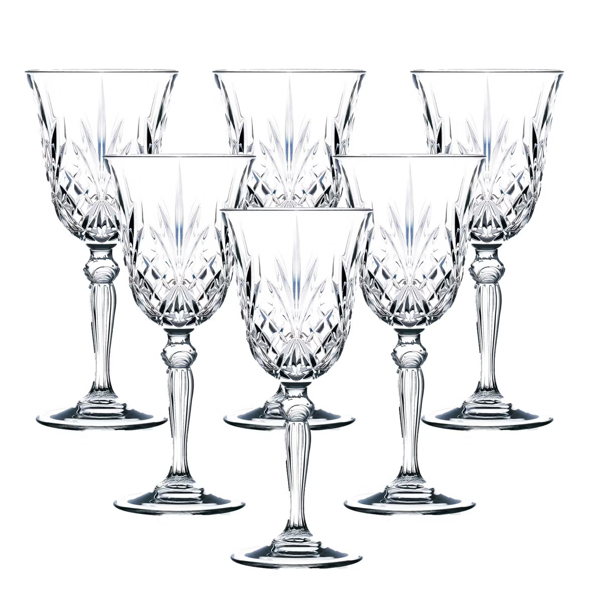 Lorren Home Trends Crystal Red Wine Glass set of 6 | Target