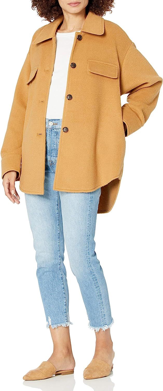 The Drop Women's @spreadfashion Oversized Shirt Jacket | Amazon (US)