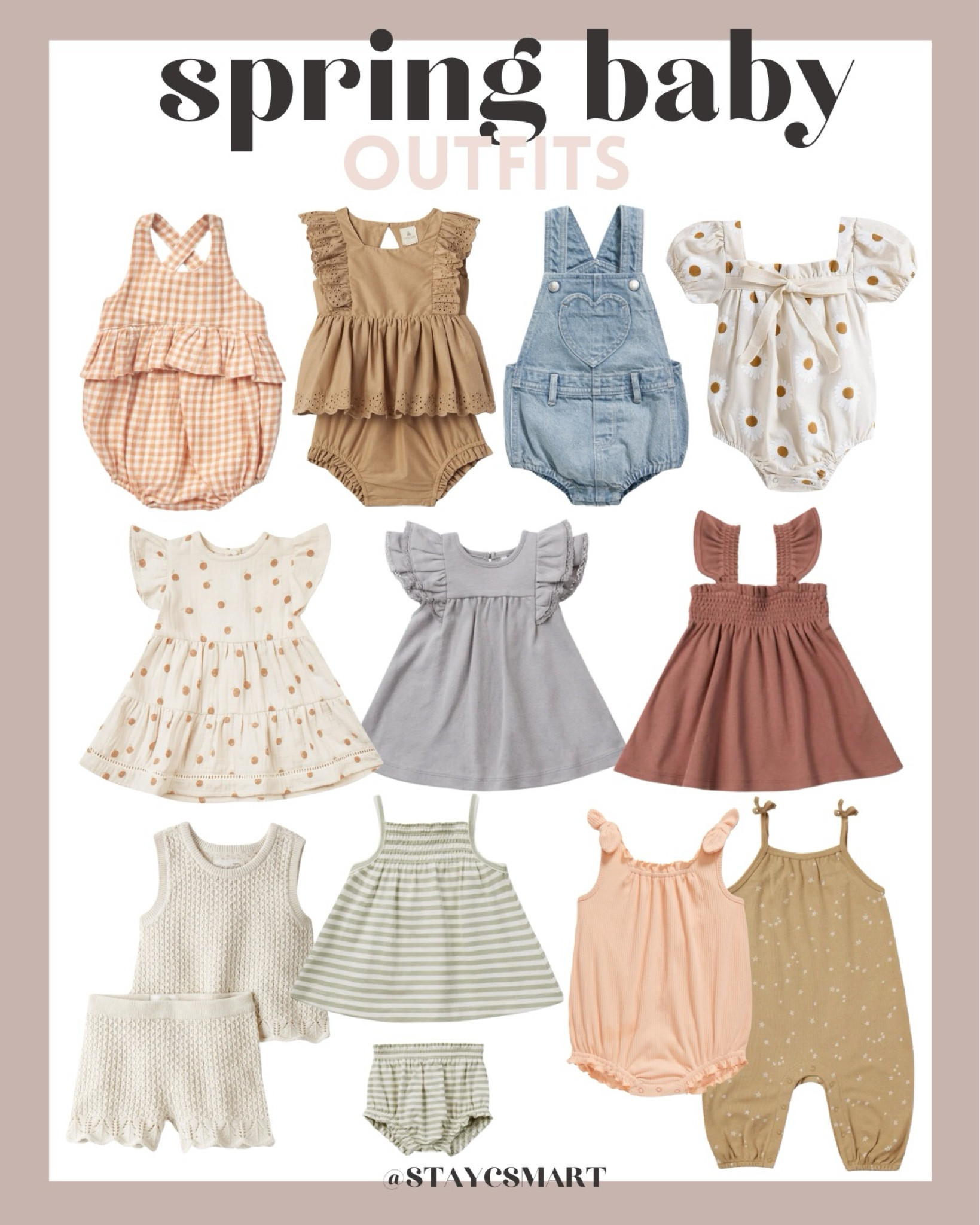 Spring baby outfits - spring baby - baby favorites - cute baby - baby girl outfits - spring baby girl outfits - must have baby outfits - spring fashion 

#LTKSeasonal #LTKstyletip #LTKbaby