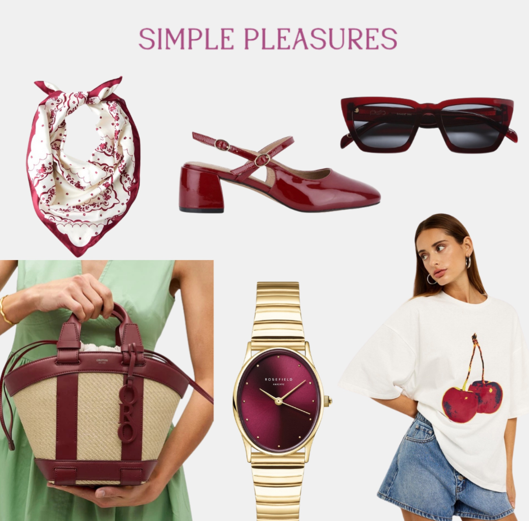 Simple pleasures! black cherry, try an accessory to see if you love this style! 🍒

#LTKFashionMonth #LTKaustralia #LTKsummer