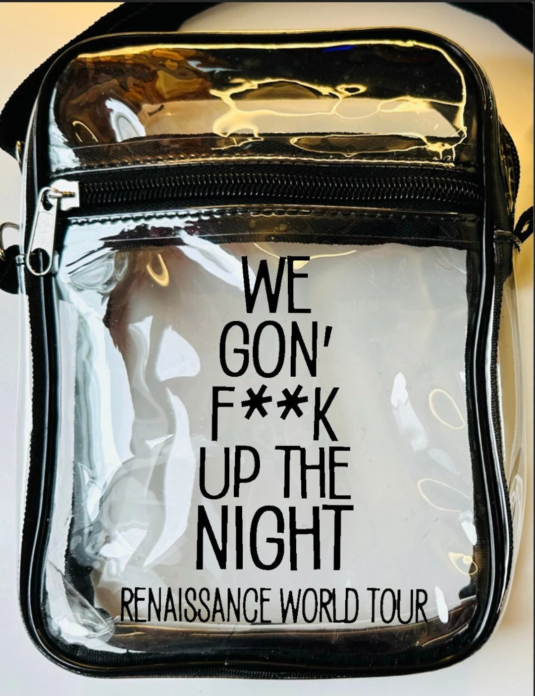 Renaissance World Tour |Bey | Clear Crossbody Bag | Concert/stadium approved | Etsy (US)