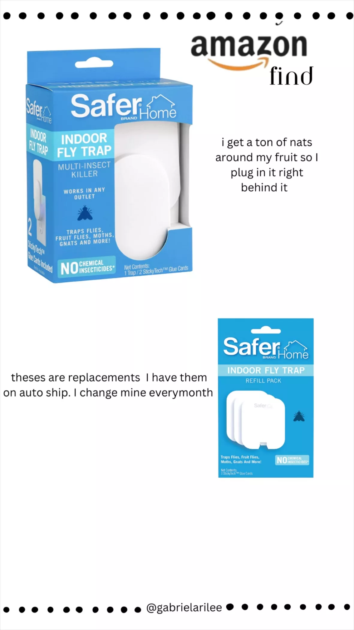 Safer Home Indoor Plug-In Fly Trap