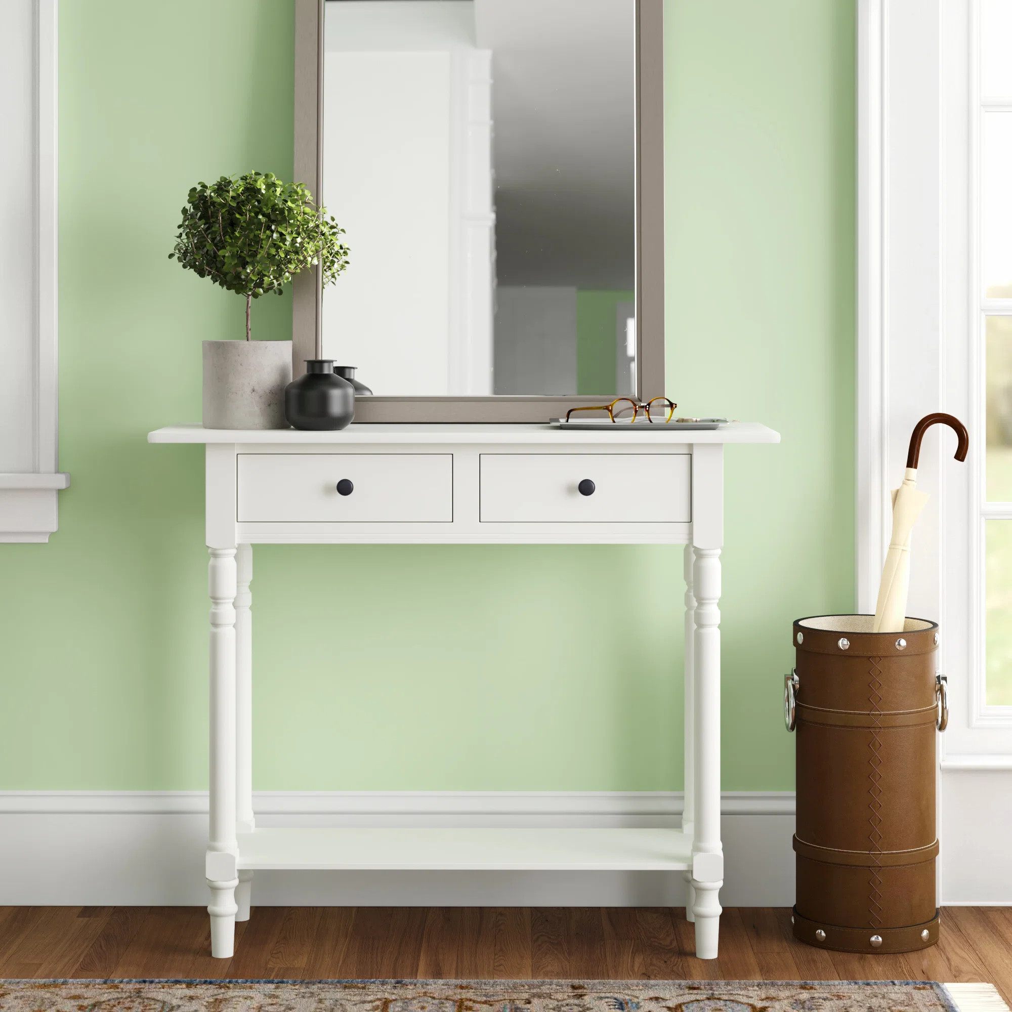 Brookshire 239.22cm Solid Wood Console Table | Wayfair UK