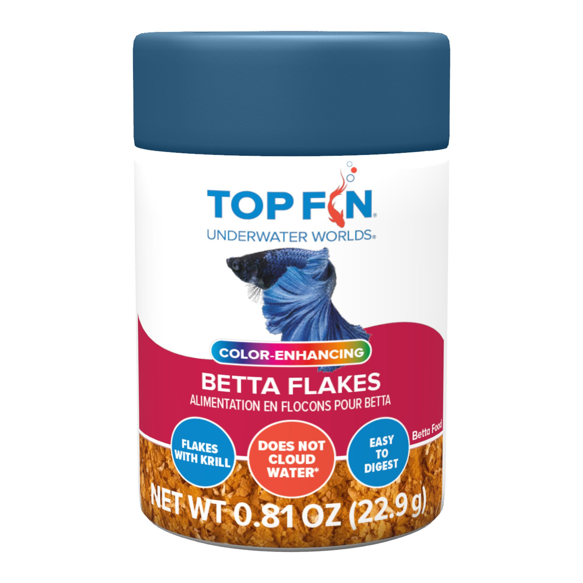 Top Fin® Color-Enhancing Betta Flakes | PetSmart