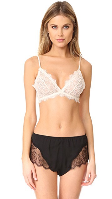 Lace Bra with Trim | Shopbop