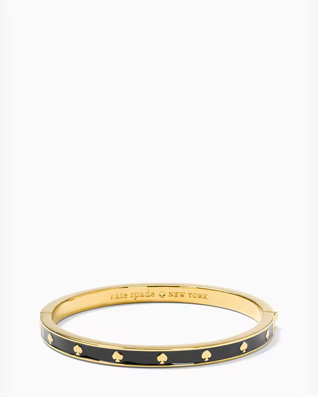 Spot The Spade Enamel Hinged Bangle | Kate Spade Outlet