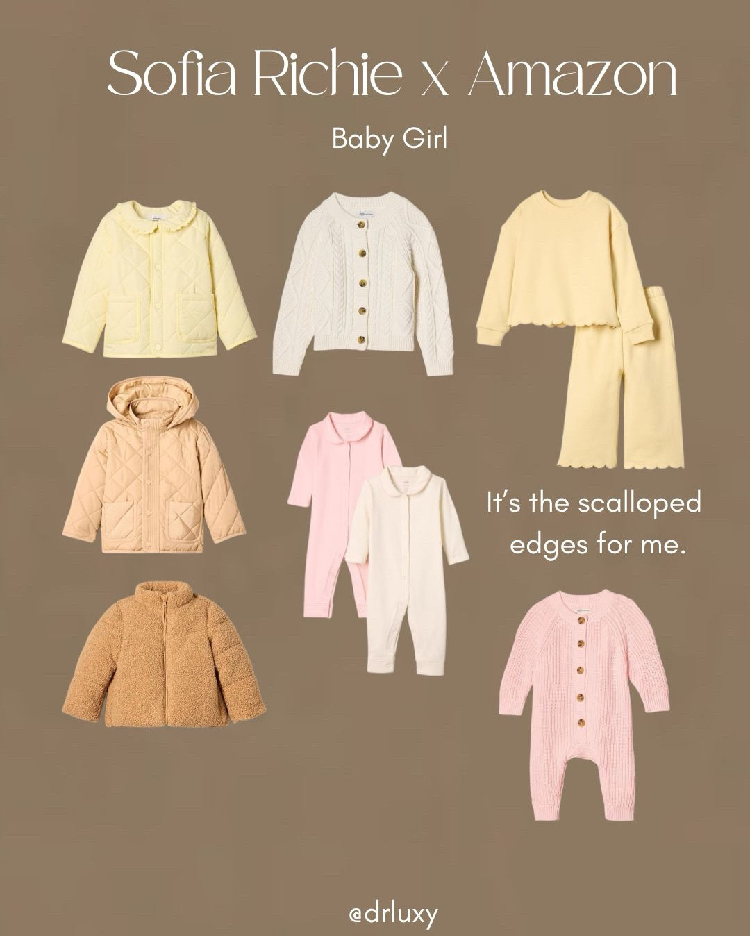 Sofia Richie Grainge X Amazon baby and toddler collection - linked all of my favorites!! 

Baby clothes 
Toddler clothes 
Bump 
Gift guide for babies 
Gift guide for kids 
Baby girl 
Baby boy 
Amazon essentials 





#LTKGiftGuide #LTKBaby #LTKBump