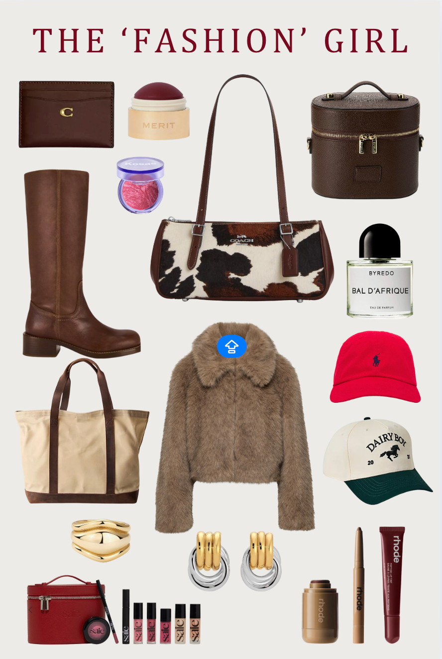  Gift guide for the fashion girl 🤎


gift guide for her, holiday gift guide for her, Christmas gifts for her, gifts for her, trending gifts for her, viral gifts for her, luxury gifts for her, affordable gifts for her, beauty gifts for her, skincare gifts, makeup gifts, fragrance gifts, perfume gifts, haircare gifts, wellness gifts for her, self care gifts, spa gifts for her, cozy gifts for her, fashion gifts for her, clothing gifts for her, winter outfit gifts, jewelry gifts for her, home decor gifts, hostess gifts, gifts for the homebody, gifts for mom, gifts for mother in law, gifts for wife, girlfriend gifts, women’s gift ideas, stocking stuffers for her, gift ideas under $50, gift ideas under $25, aesthetic gift guide for her, 2025 gift guide for her, curated gifts for her, gift guide for cool girl, fashion gift guide
 

#LTKstyletip #LTKholiday #LTKgiftguide