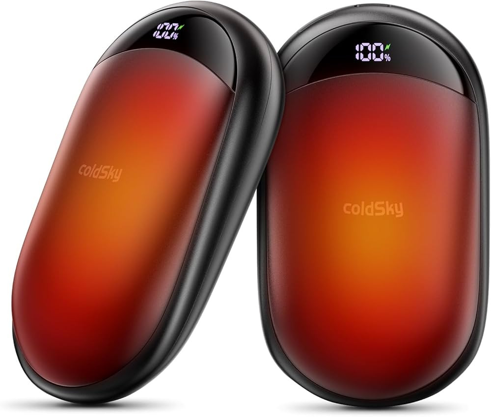 Hand Warmers Rechargeable 2 Pack Magnetic Electric Hand Warmer with Digital Display, Portable Poc... | Amazon (US)