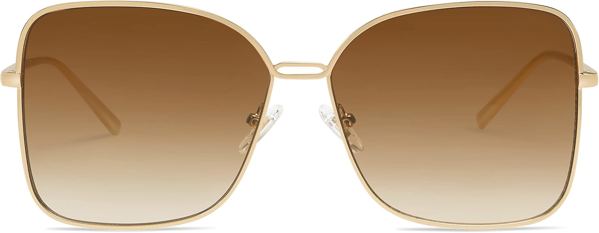 SOJOS Large Square Oversized Sunglasses for Women Big Designer Style Sunnies SJ1082 | Amazon (US)