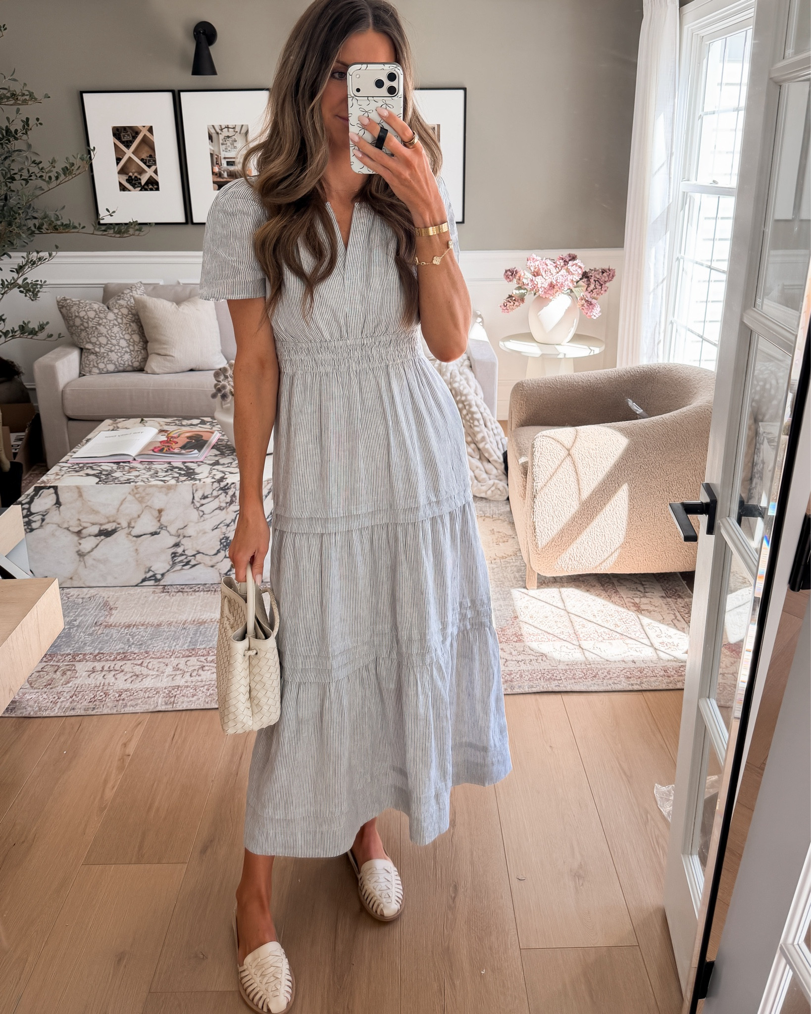 A few spring looks I am absolutely loving from @onequince  ! The blue pinstripe is so beautiful and the linen dresses can easily be dressed up or kept casual for everyday. Plus, this weatherproof trench is the perfect layer for cooler mornings. Everything is thoughtfully made and the quality really stands out. 

Wearing a size small in each! I’m 5’9” for reference. #quincepartner 

#LTKootd #LTKTall #LTKgrwm