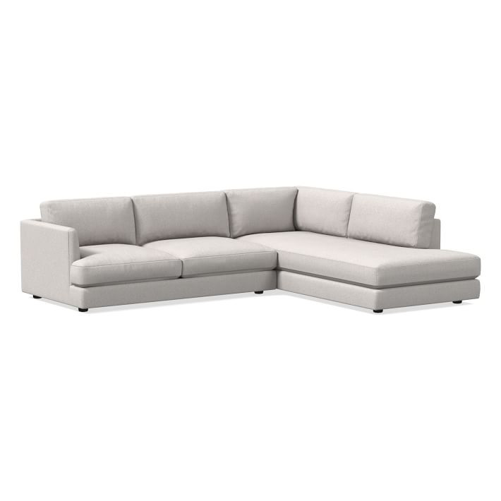 Haven 2-Piece Bumper Chaise Sectional (106"–113") | West Elm (US)