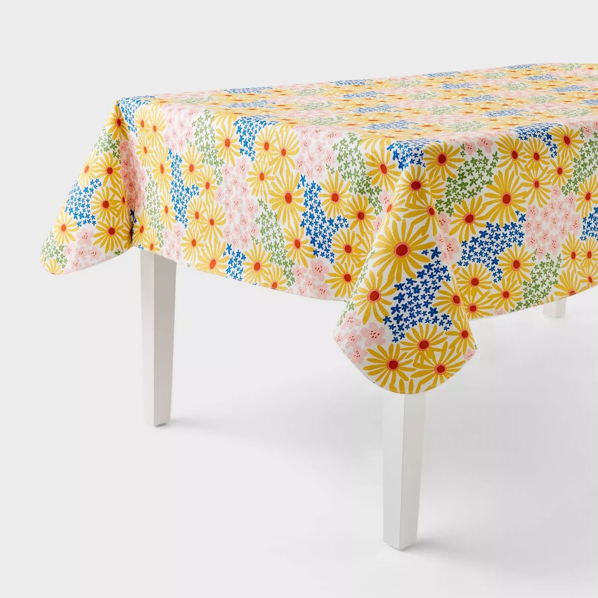 60"x84" Floral Peva Easter Tablecloth - Spritz™ | Target