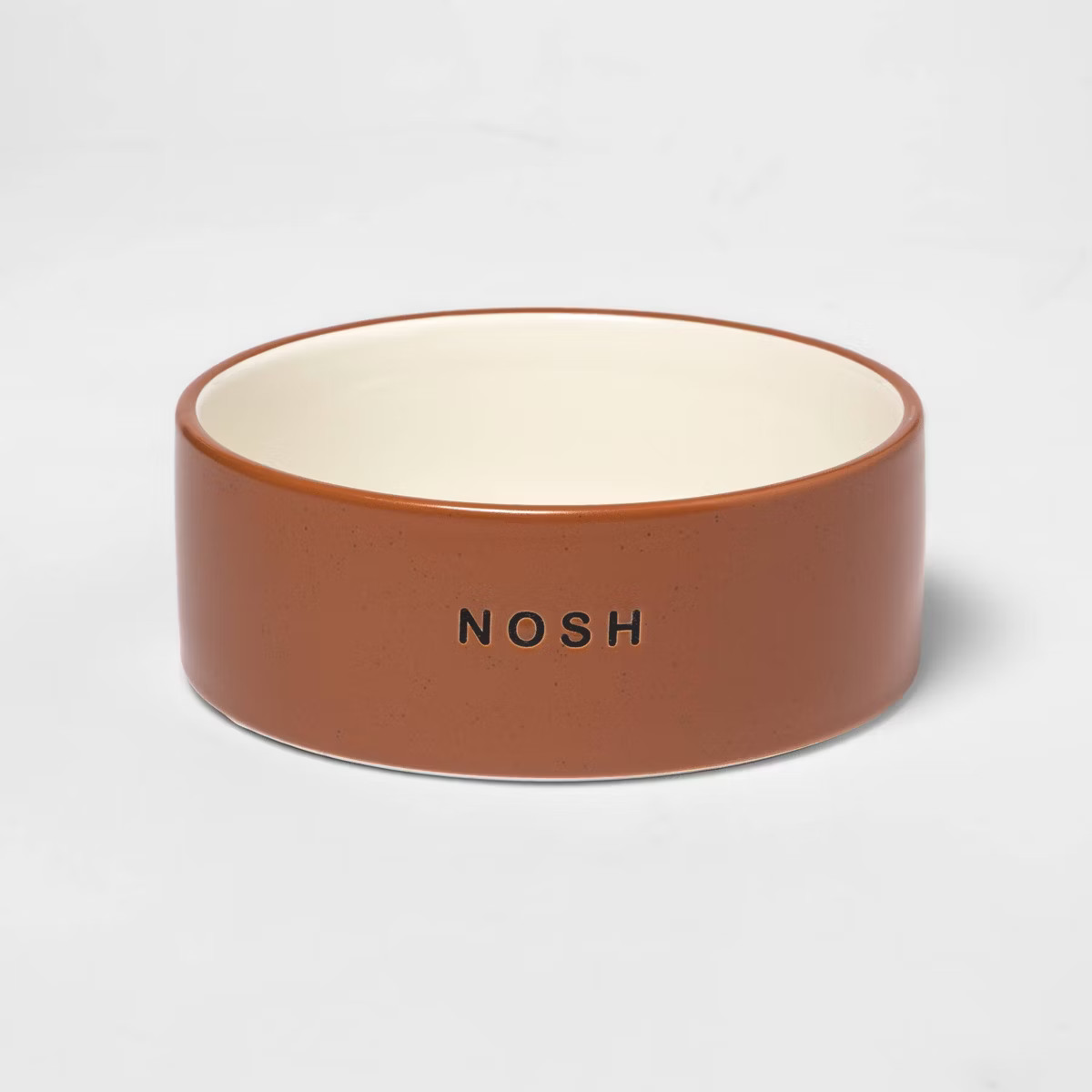 Ceramic Dog Food Bowl - Brown - 4 cups - Boots & Barkley™ | Target