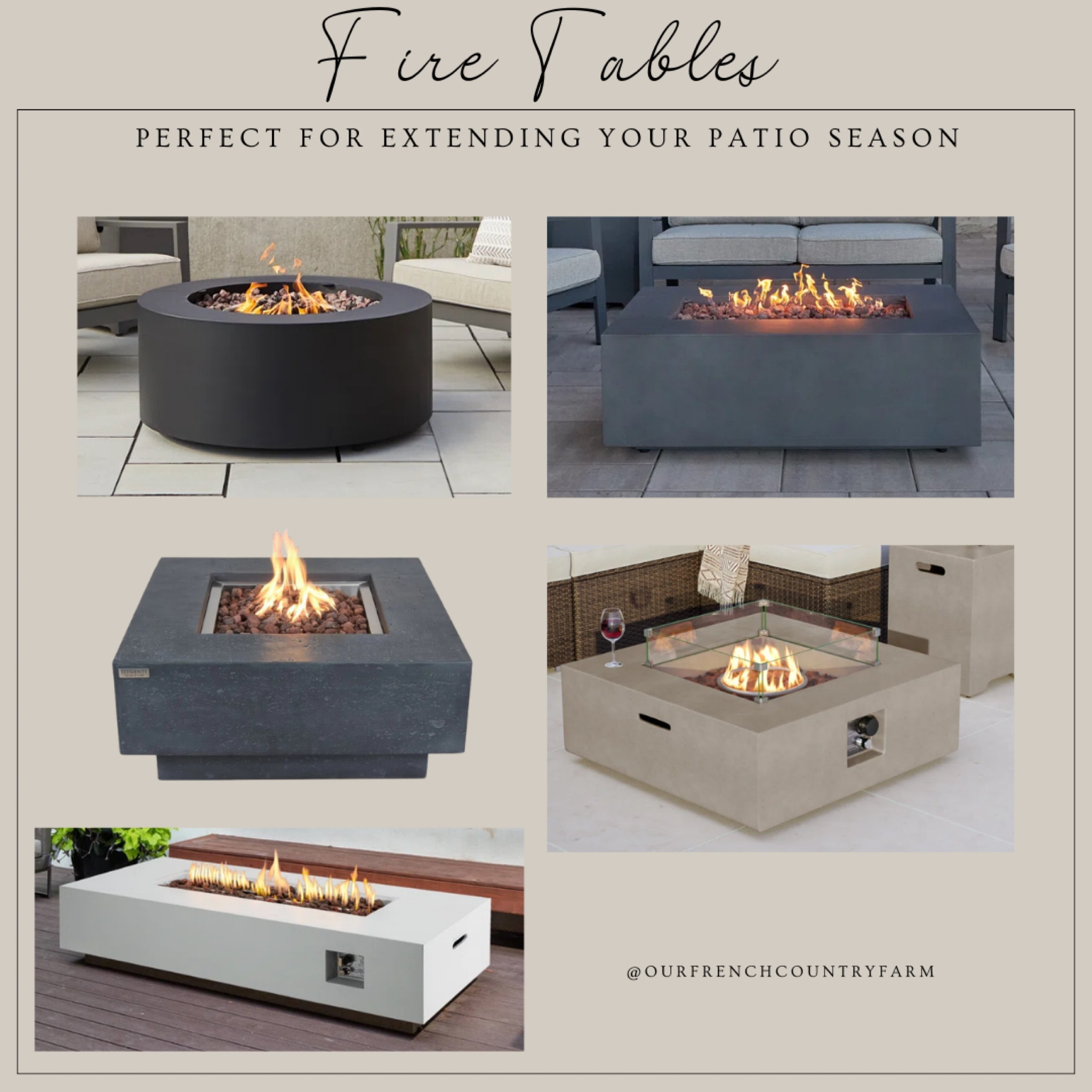 I am currently looking at these fire tables for our back porch!  These tables make it so you can enjoy your yards for longer every year!    @wayfair has all you need to make that happen!

@shop.ltk #liketkit liketk.it  #Wayfair #Wayfairpartner

#LTKHome #LTKSaleAlert