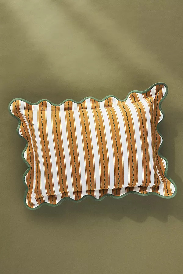Matilda Goad & Co. Scalloped Cushion | Anthropologie (UK)