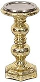 Candle Holder Pillar 9 INCH Gold Mercury | Amazon (US)