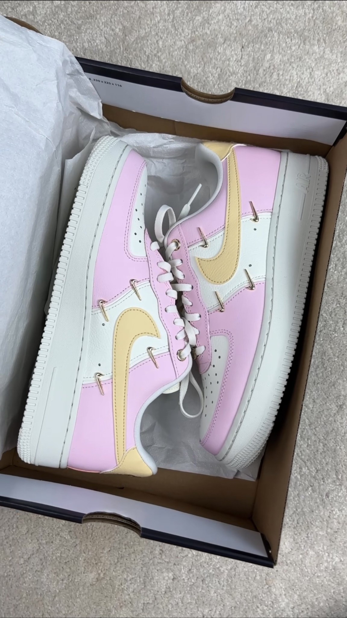 Nike Air Force 1 Mini Swoosh Pink Foam 💞

#LTKSummerEdit #LTKShoeCrush