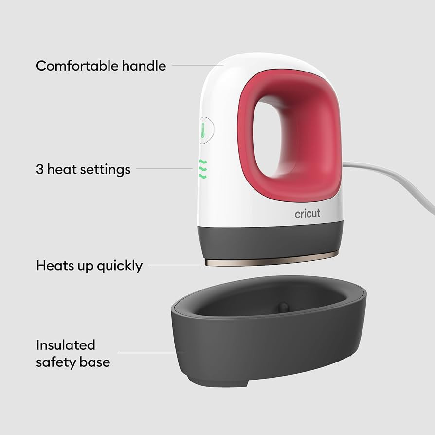 Cricut EasyPress Mini Heat Press - For Pressing Small Objects Like Shoes, Stuffed Animals, Hats &... | Amazon (US)