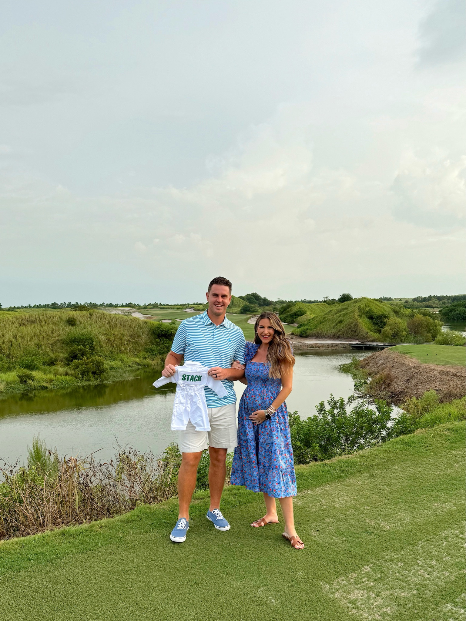 A tee time has been made.. Baby BOY Stack! 🩵 We can’t wait to meet our future golfing buddy! ⛳️