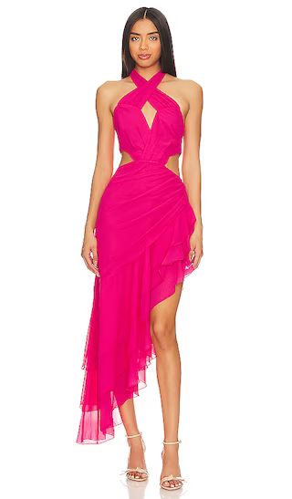 Bobbie Gown in Lipstick Pink | Revolve Clothing (Global)