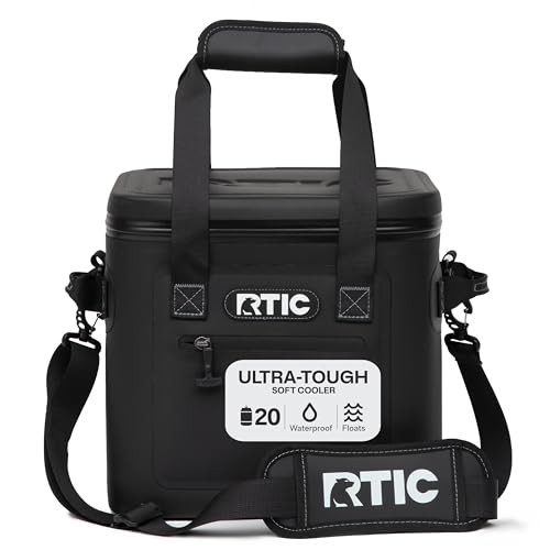 RTIC 20 can Ultra-Tough soft cooler in black
