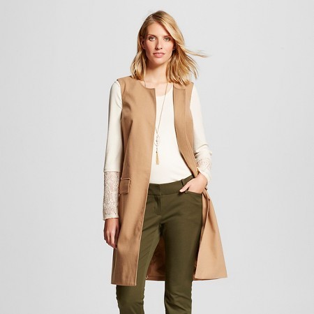 Women's Long Sleeveless Blazer - Merona™ | Target