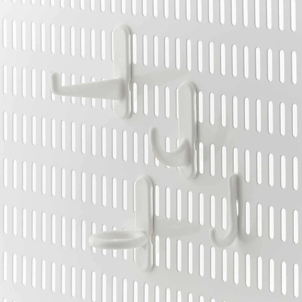 White Elfa Utility Pegboard Hook Multi-Pack | The Container Store