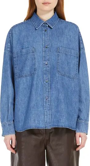 Weekend Max Mara Landa Denim Button-Up Shirt | Nordstrom | Nordstrom