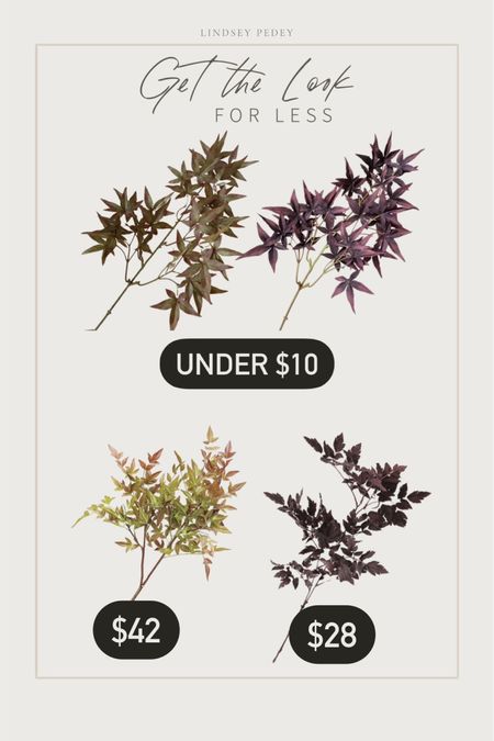I have the bottom purple ones and they’re worth the splurge 😬 but these are an amazing look for less! 

Fall stems, fall decor, branches, maple, Afloral, walmart, budget friendly, home decor, autumn, daily dupe, double take, affordable finds 

#LTKhome #LTKunder50 #LTKSeasonal
