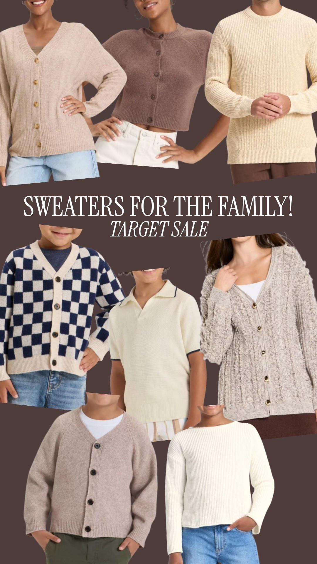 Sweaters for the family at target!! 

Dressupbuttercup.com #dressupbuttercup #dederaad 

#LTKFindsUnder50 #LTKSaleAlert #LTKSeasonal