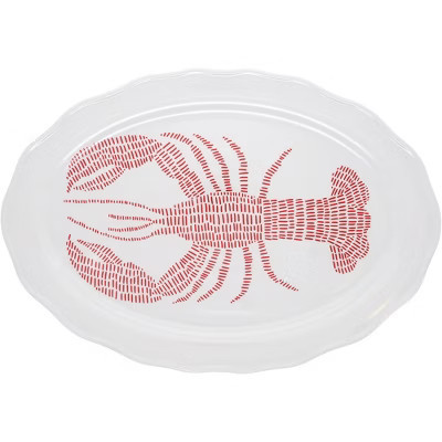 Pavilion Gift Company - Coastal - 20" Melamine Serving Tray - Serving Trays | Target