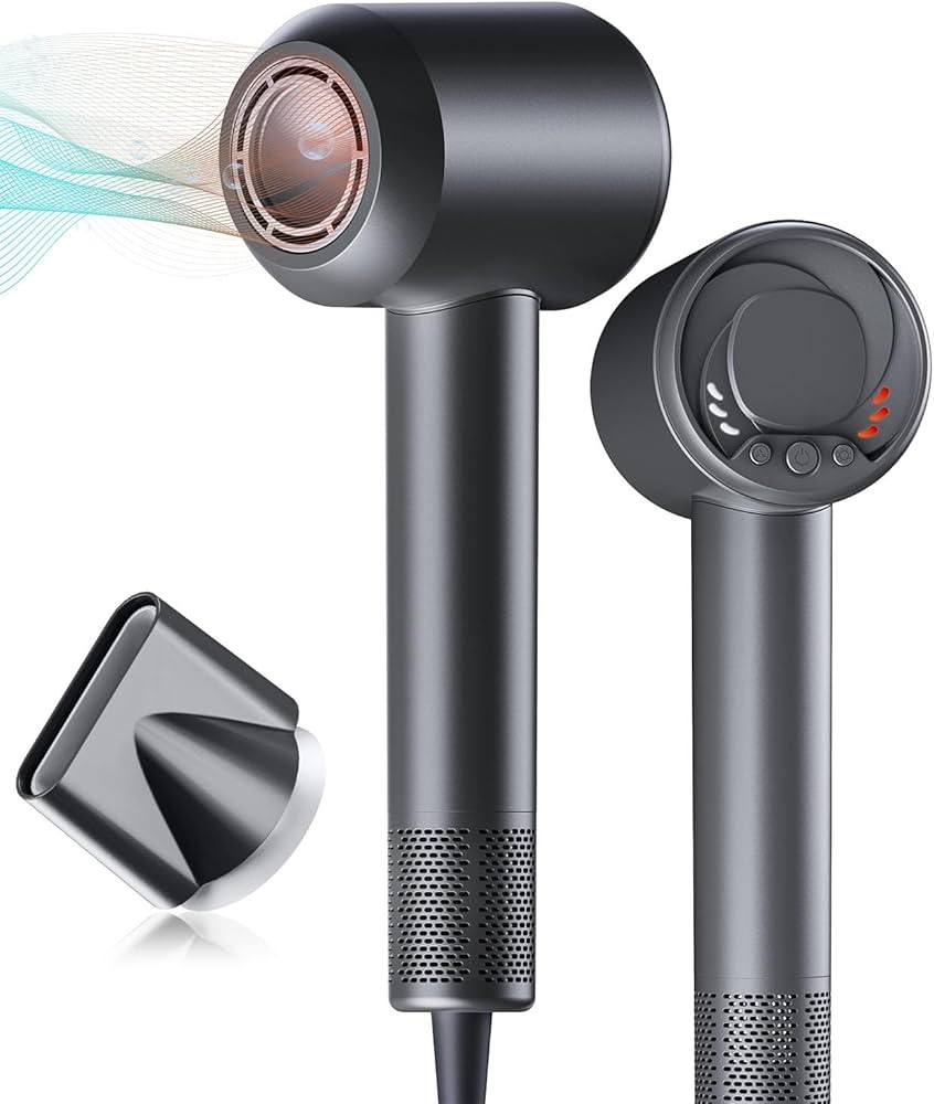 Hair Dryer, 140, 000 RPM High Speed Blow Dryer for Fast Drying, Negative Ionic Hair Dryer for Hai... | Amazon (US)