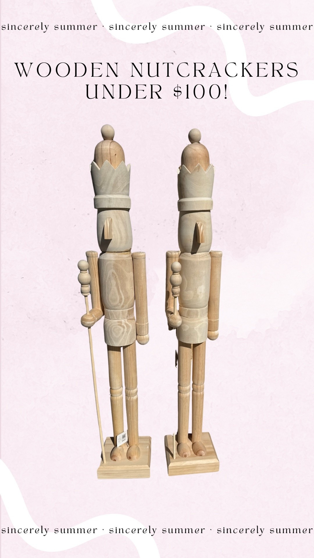 How cute are these Wooden Nutcrackers?? Trying to decide if I should keep them as is or paint them? 



#LTKHoliday #LTKSeasonal #LTKSaleAlert