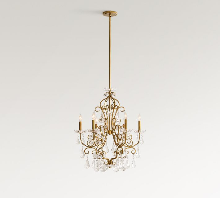 LoveShackFancy Crystal Chandelier (25") | Pottery Barn (US)