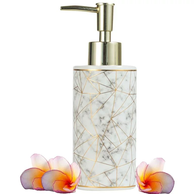 Visland Ceramic Soap Dispenser,Modern Hand Countertop Soap Dispensers Pump Bottle Liquid Soap Dis... | Walmart (US)