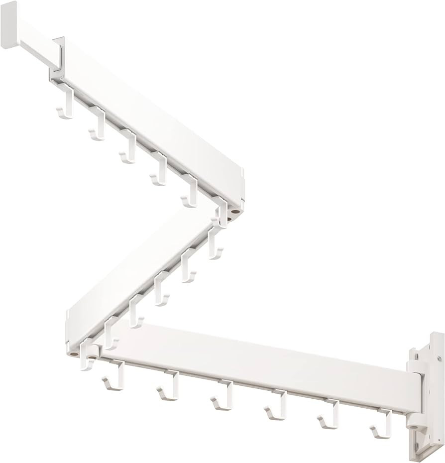 LIENAHU Wall Mounted Laundry Rack,Clothes Drying Rack Collapsible,Laundry Drying Rack,Clothes Rac... | Amazon (US)