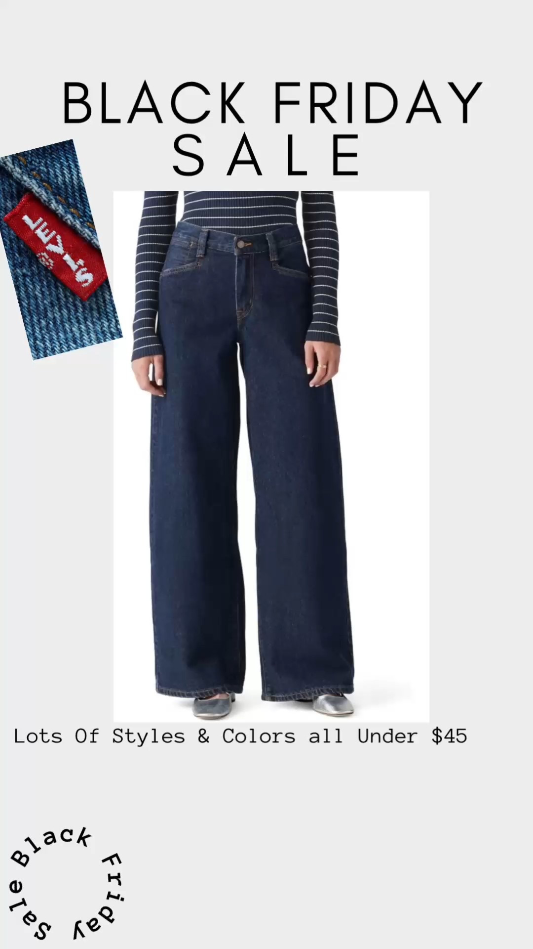 These jeans are so good — tons of styles + colors and all under $45 for Black Friday 🙌🏼
And you can stack an extra 10% off with my code: EXTRA10BFCM
Linked here 🤍


#LTKFindsUnder50 #LTKCyberWeek #LTKSaleAlert