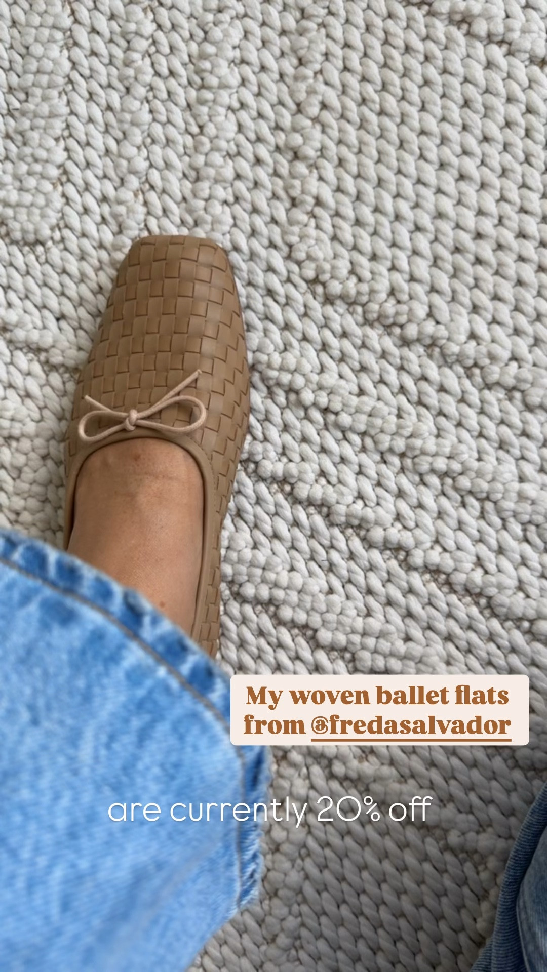 My woven Freda Salvador ballet flats are currently 20% off! These were a birthday gift from my husband. They are handmade in Spain and it’s such a gorgeous + classic style flat 

#LTKSaleAlert #LTKShoeCrush #LTKOver40
