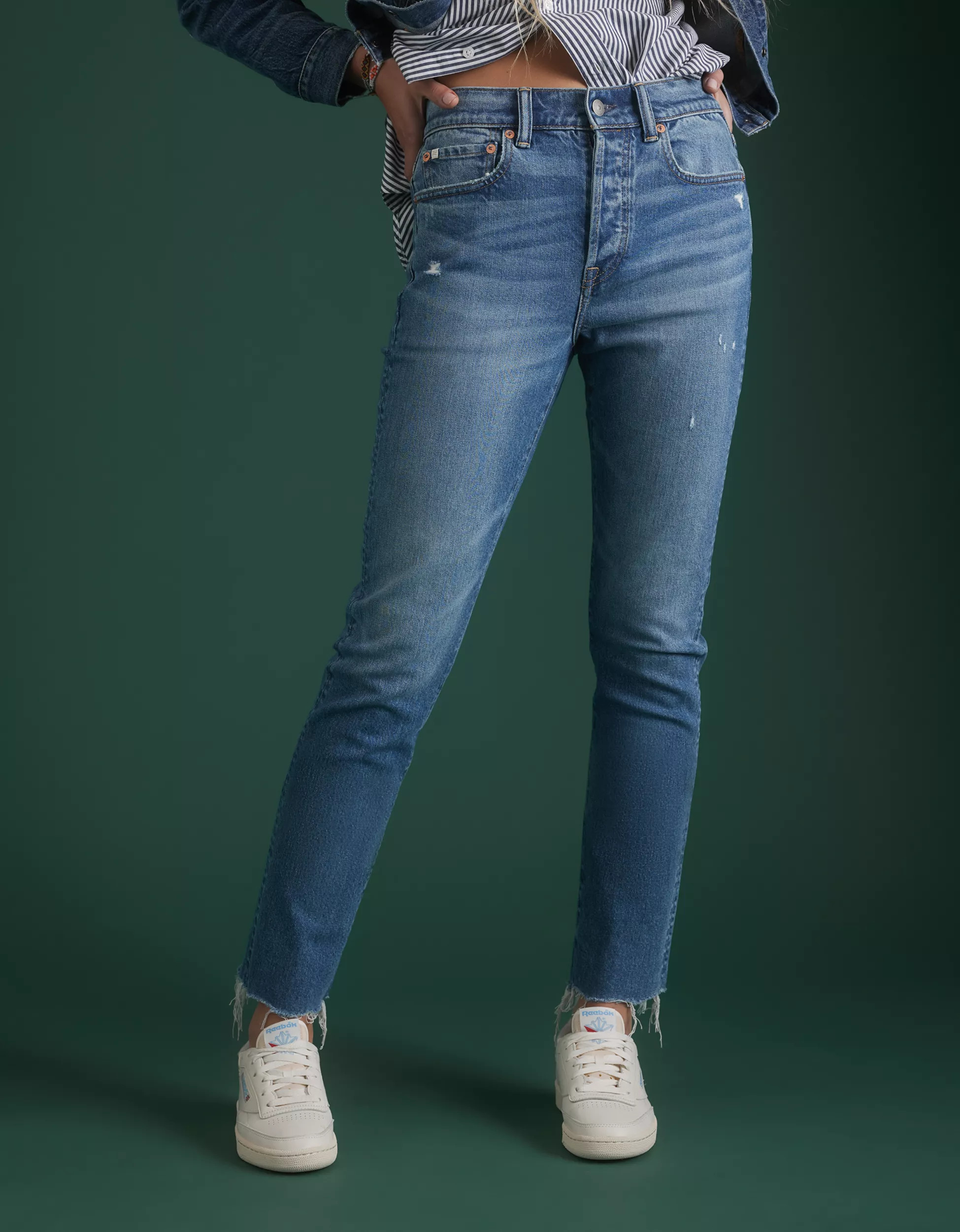 AE77 Straight Crop Jean | American Eagle Outfitters (US & CA)
