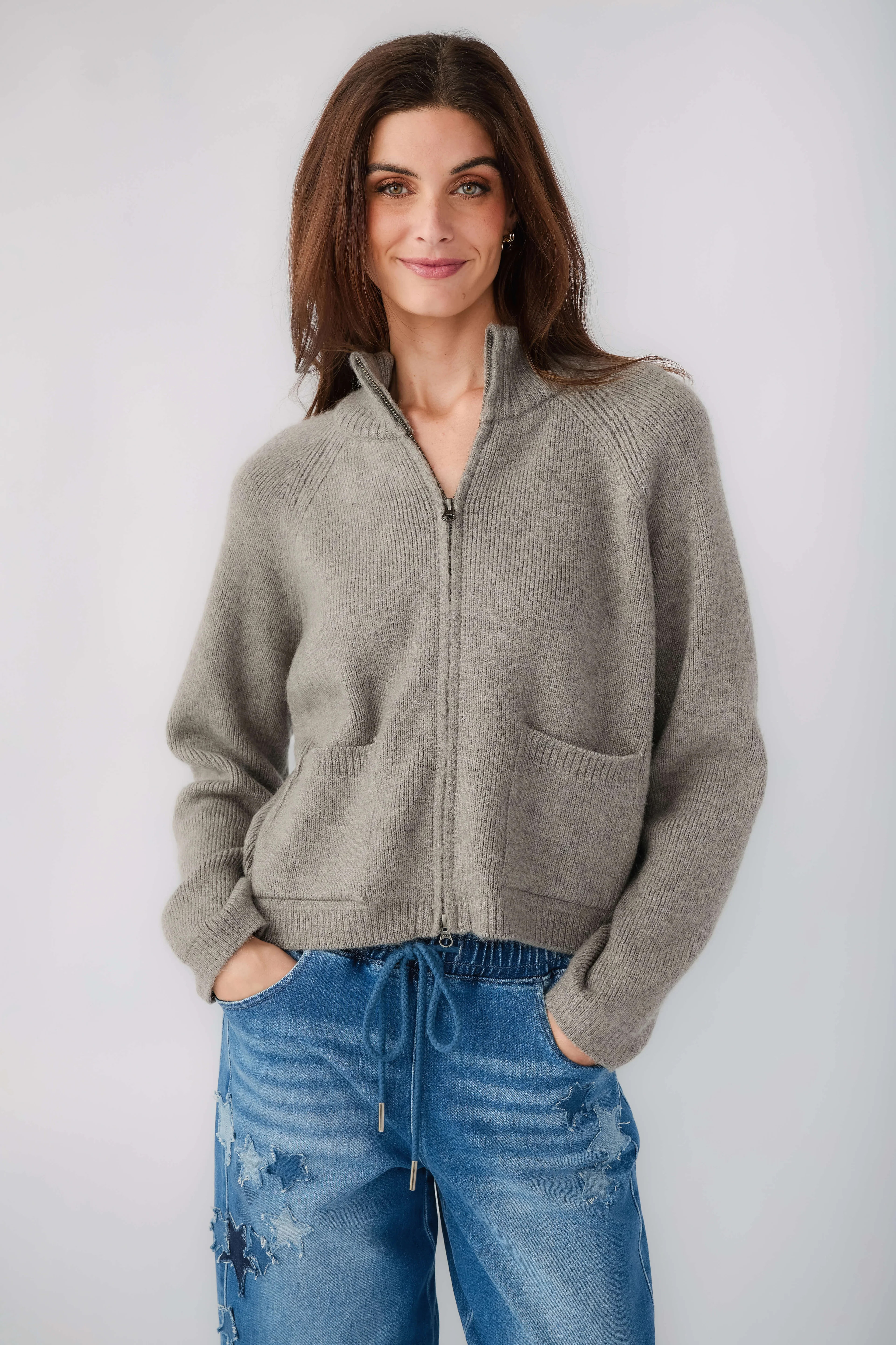 Free People WTF On it Half Zip Sweater | Social Threads