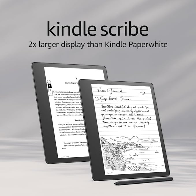 Kindle Scribe (16 GB) the first Kindle for reading, writing, journaling and sketching - with a 10... | Amazon (US)