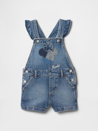 Gap × Disney Baby & Toddler Denim Shortalls | Gap | Gap (US)
