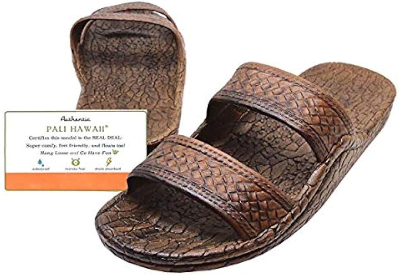 Pali Hawaii Light Brown JANDAL + Certificate of Authenticity | Amazon (US)