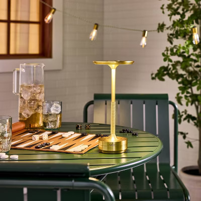 Portable Indoor/Outdoor LED Tabletop Lamp - Hearth & Hand™ with Magnolia | Target