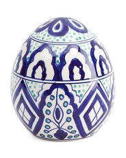 6.5in Printed Ceramic Easter Egg | TJ Maxx