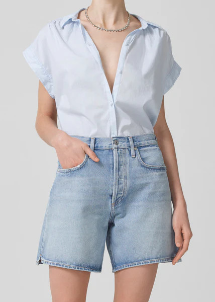 Penny Short Sleeve Blouse in Santa Cruz | Citizens of Humanity