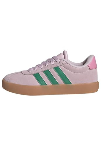 Adidas Unisex-Kids VL Court 3.0, Clear Pink/Court Green/Gum, 4.5 | Amazon (US)